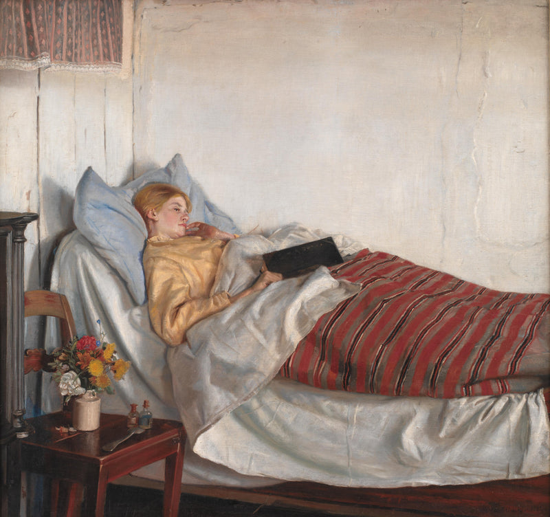 Sairas tyttö - Michael Peter Ancher