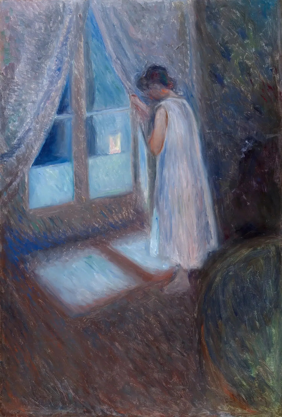 Tyttö ikkunan vieressä - Edvard Munch