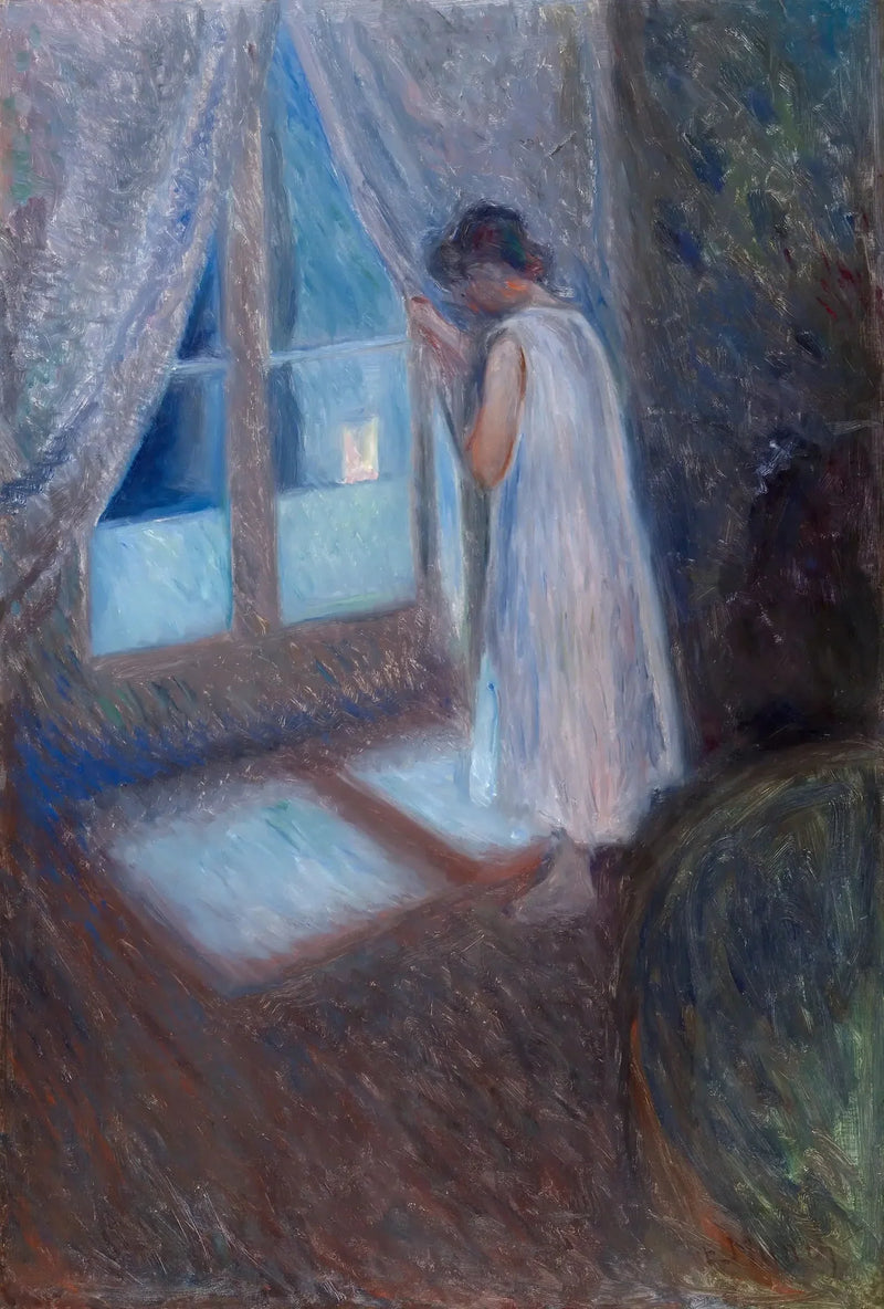 Tyttö ikkunan vieressä - Edvard Munch