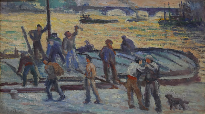 Päivän loppu. Sementtivärit - Maximilien Luce