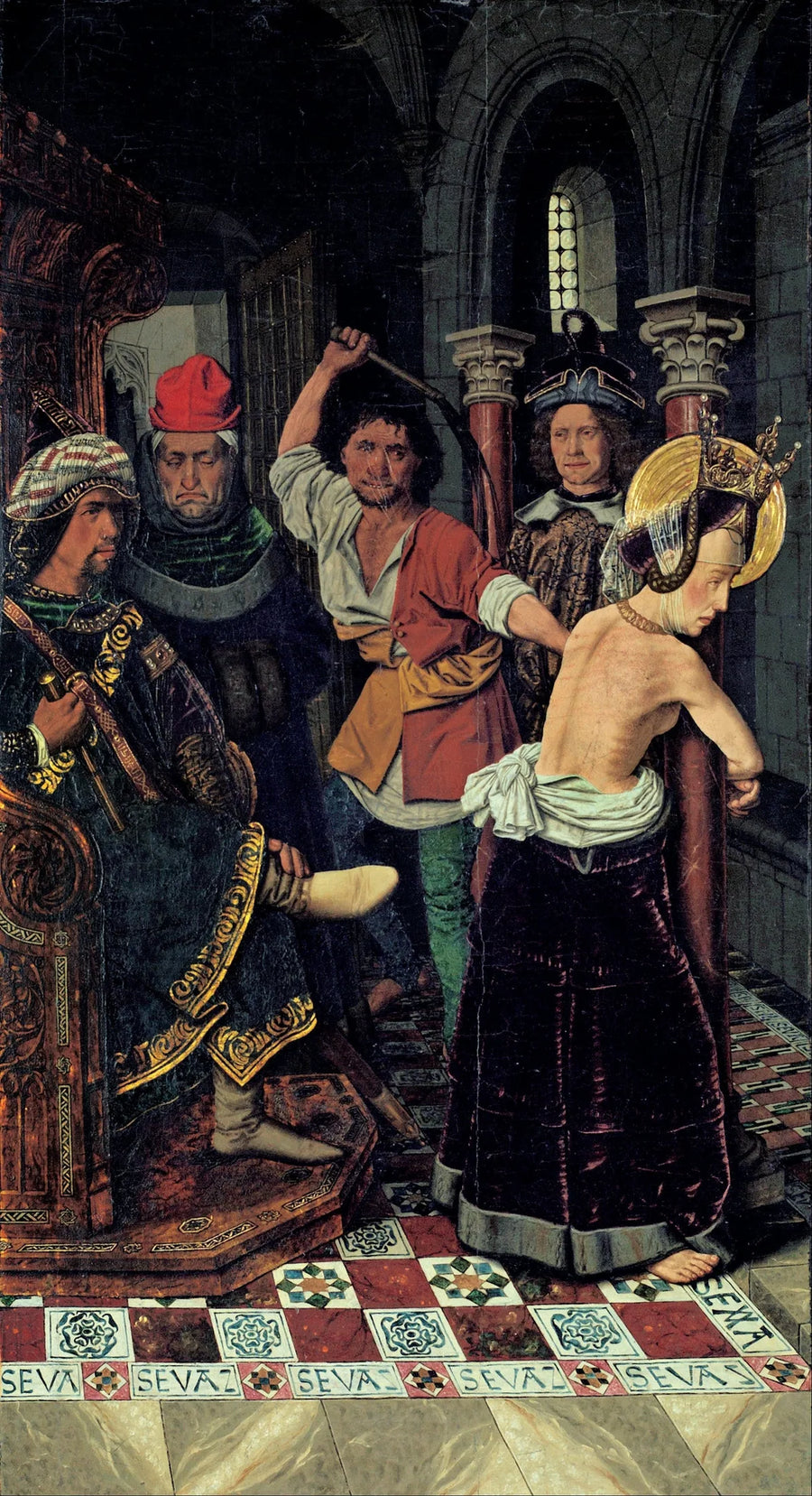 Pyhän Engracion lankeemus - Bartolomé Bermejo