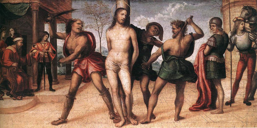 Kristuksen piiskaus - Il Sodoma (Giovanni Antonio Bazzi)