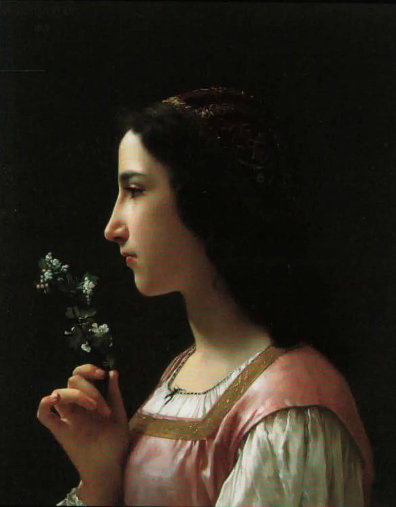 Valkoisen kukka - Bouguereau