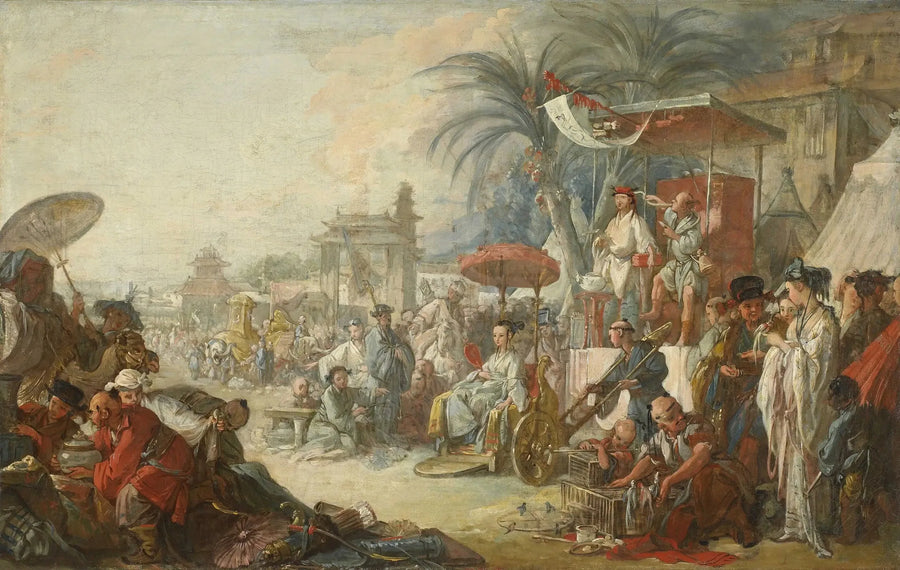 Kiinalainen markkina-alue - François Boucher