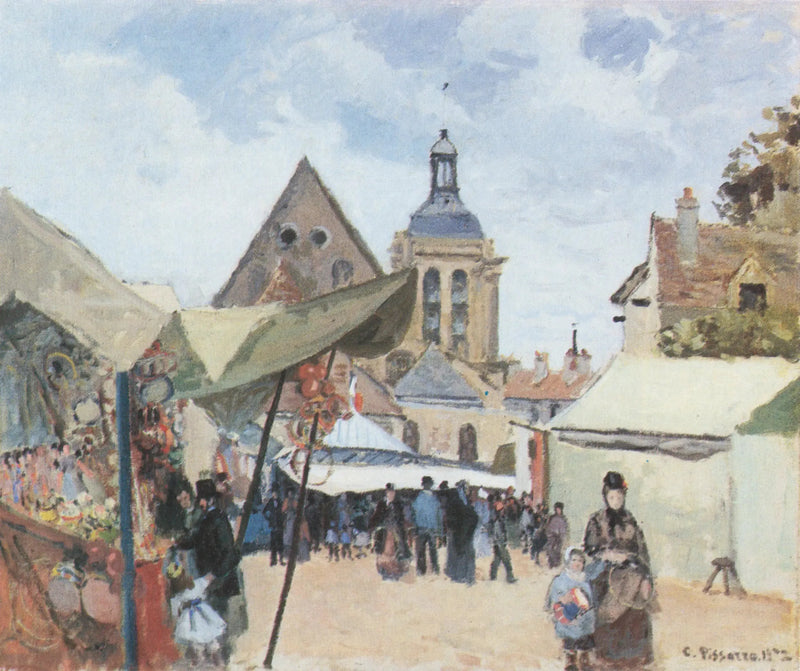 Syyskuun Messut, Pontoise - Camille Pissarro