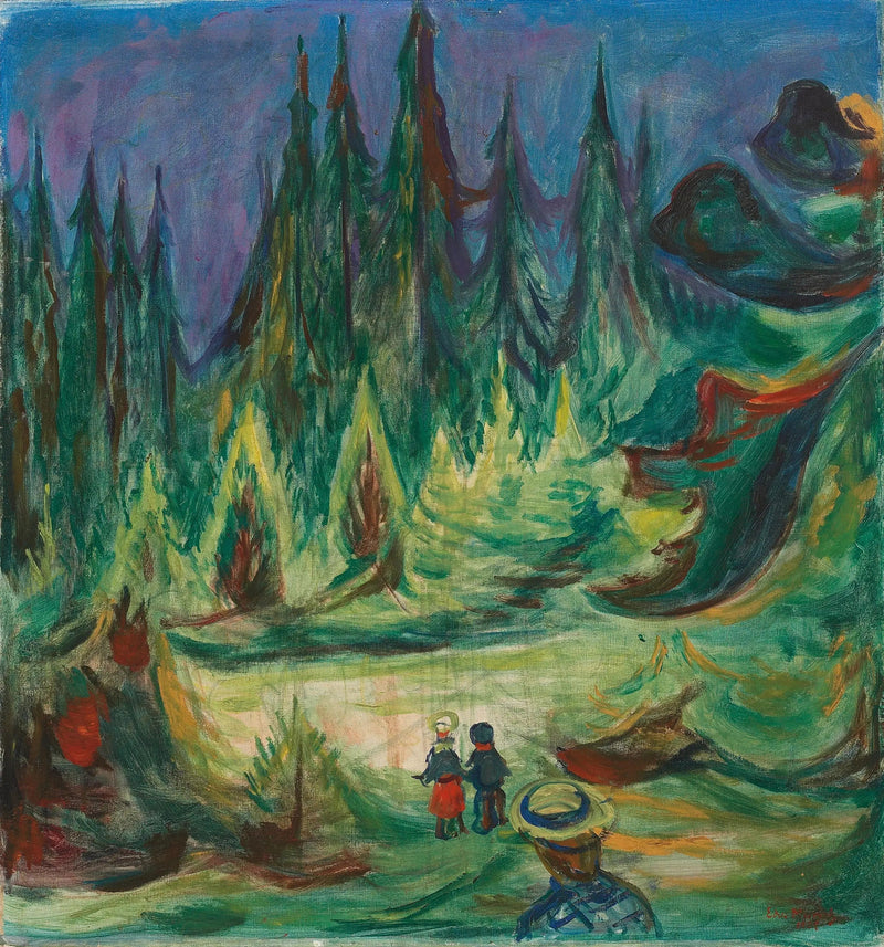 Taianomainen metsä - Edvard Munch