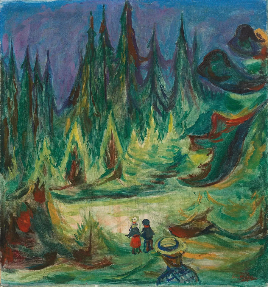 Taianomainen metsä - Edvard Munch