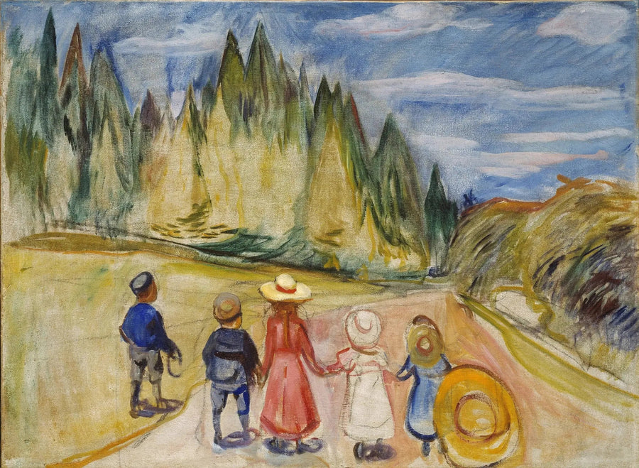 Taianomainen metsä - Edvard Munch