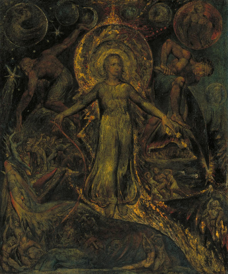 Pitti-hengen muoto ohjaa Béhémothia - William Blake