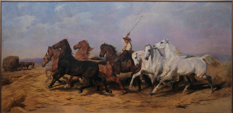 Viljan kuoriutuminen Camarguessa - Rosa Bonheur