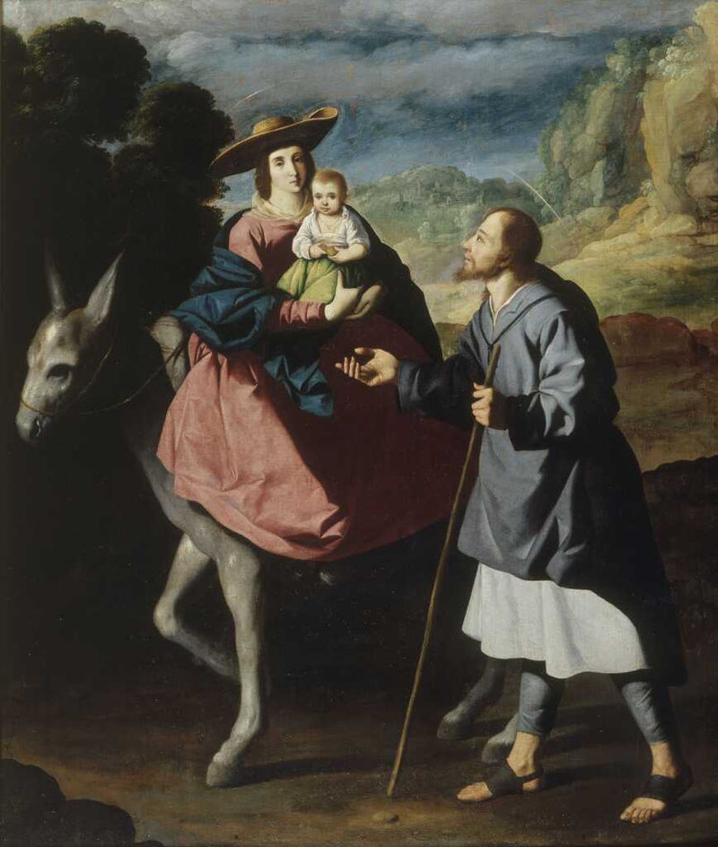 Egyptin pakomatka - Francisco de Zurbarán