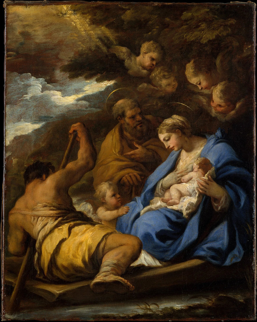 Pakomatka Egyptiin - Luca Giordano