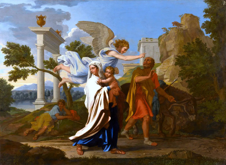 Egyptin pakomatka - Nicolas Poussin