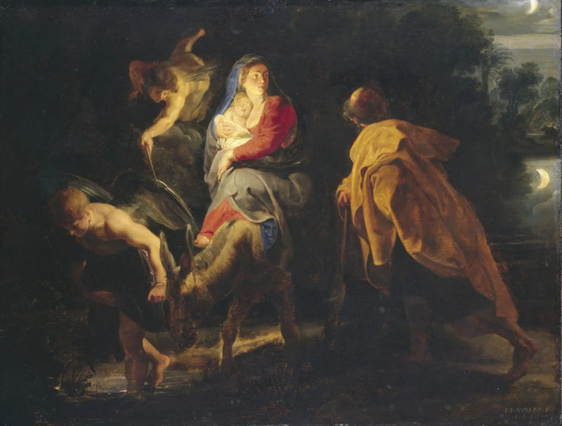 Pakomatka Egyptiin - Peter Paul Rubens