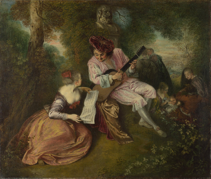 Rakkauden sarja - Antoine Watteau
