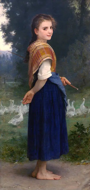 Hanhenhoitaja - Bouguereau