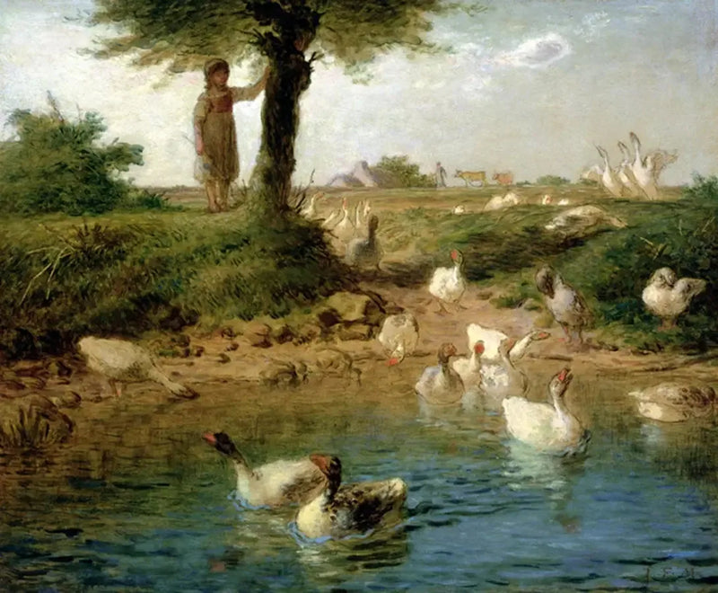 Hanhenhoitajatar - Jean-François Millet