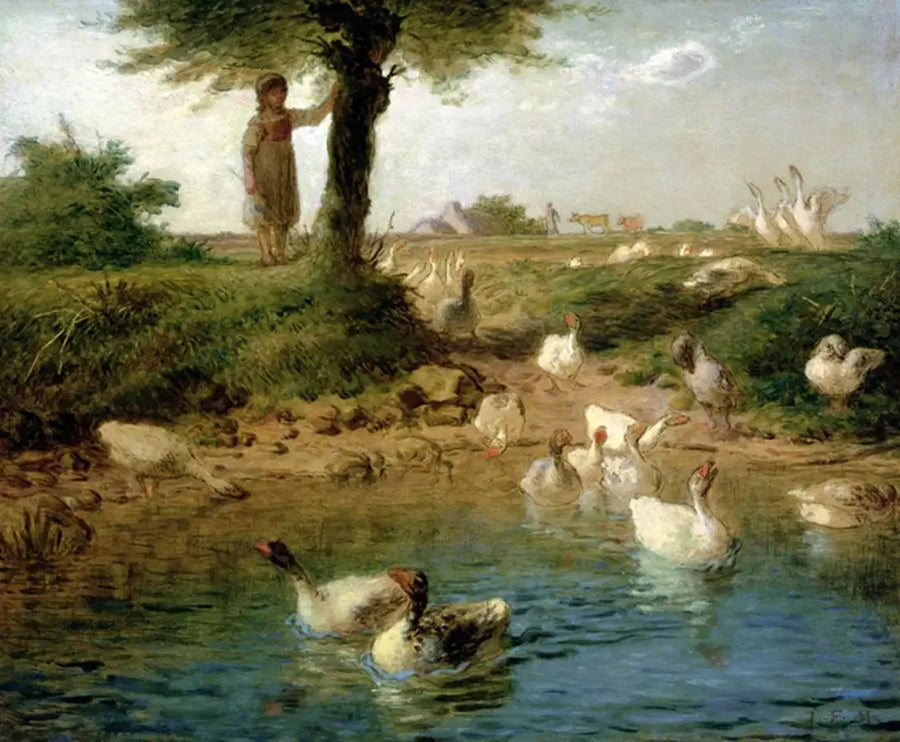 Hanhenhoitajatar - Jean-François Millet