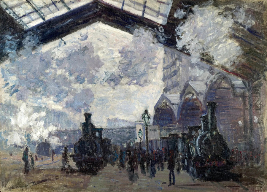 La Gare Saint-Lazare - Claude Monet