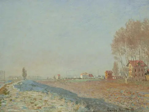 Jää Colombesin tasangoilla - Claude Monet