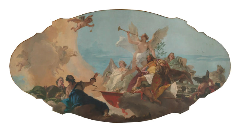 Barbaron perheen ylistys - Giovanni Battista Tiepolo
