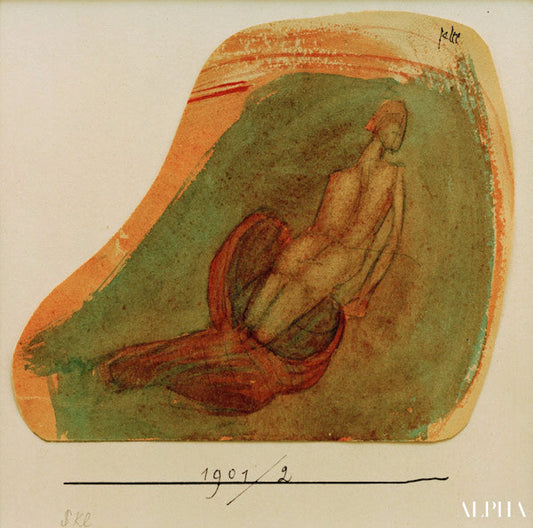 La grâce flottante (dans la Pompéienne) - Paul Klee - Reproductions de tableaux et peintures haut de gamme