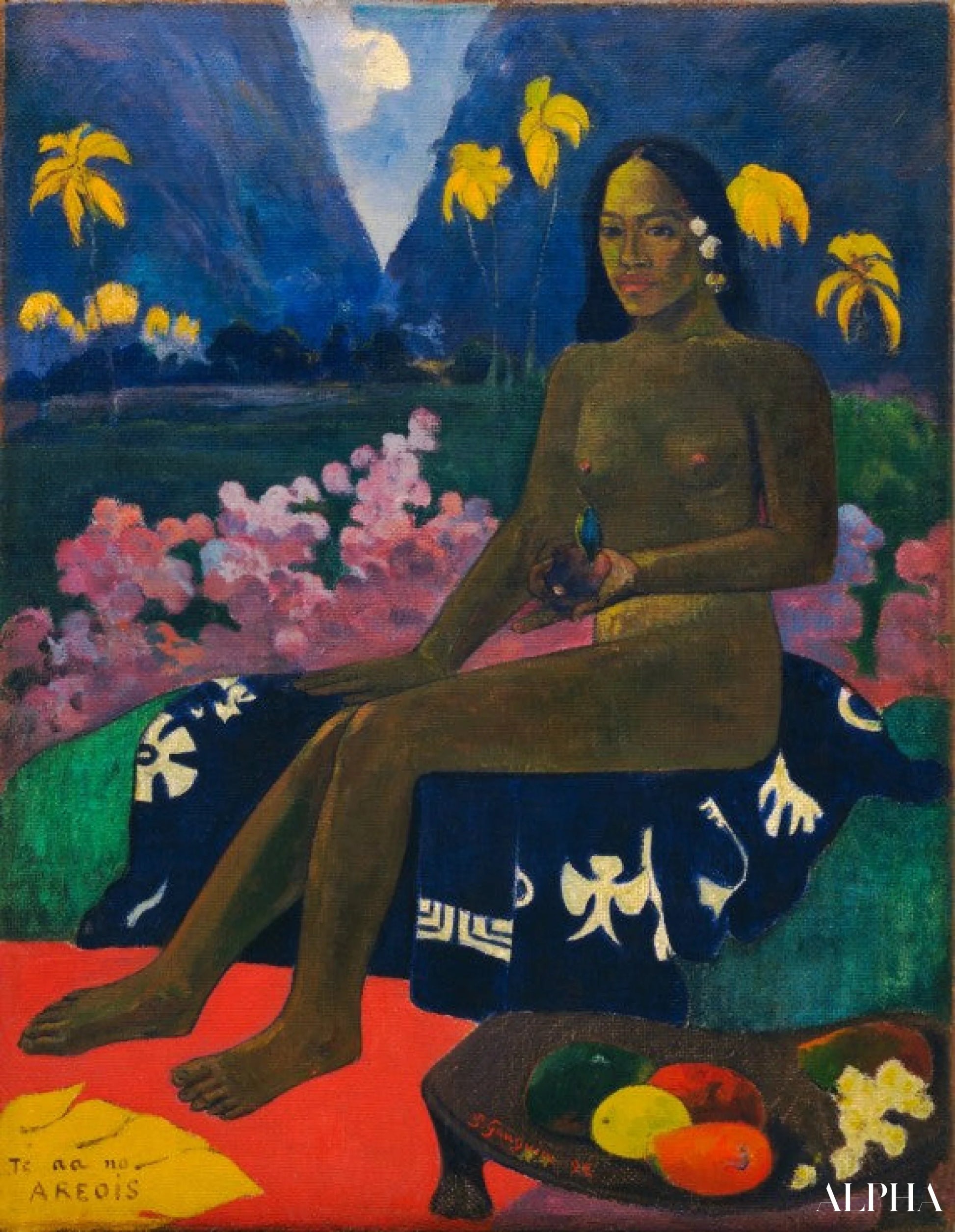 Areoin siemen - Paul Gauguin - Korkealaatuiset taulujen ja maalauksien reproduktiot