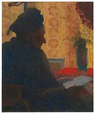 Isoäiti Michaud vastavalossa - Édouard Vuillard