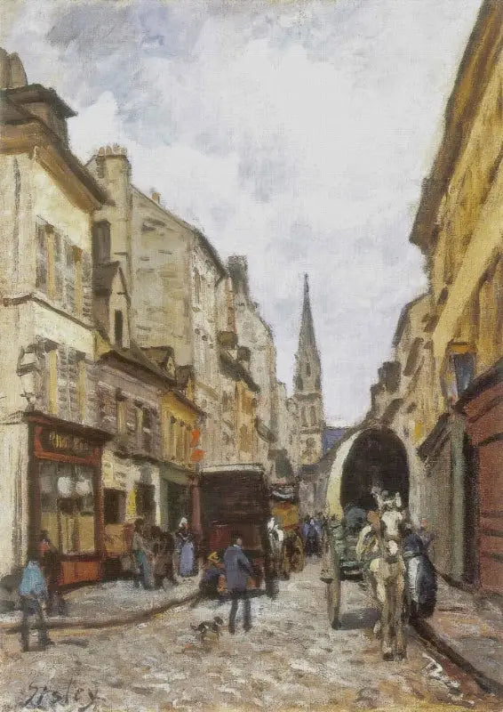 Grand-Rue Argenteuil - Alfred Sisley