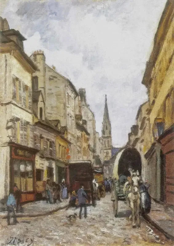 Grand-Rue Argenteuil - Alfred Sisley