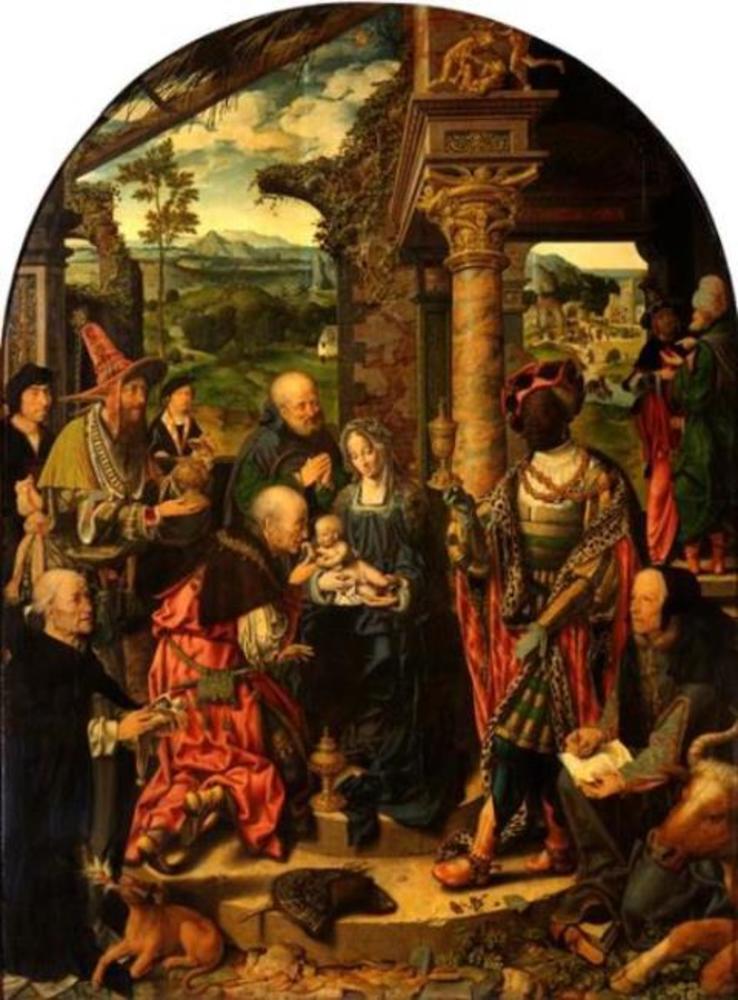 Suuri Kuninkaiden ylistys - Joos van Cleve