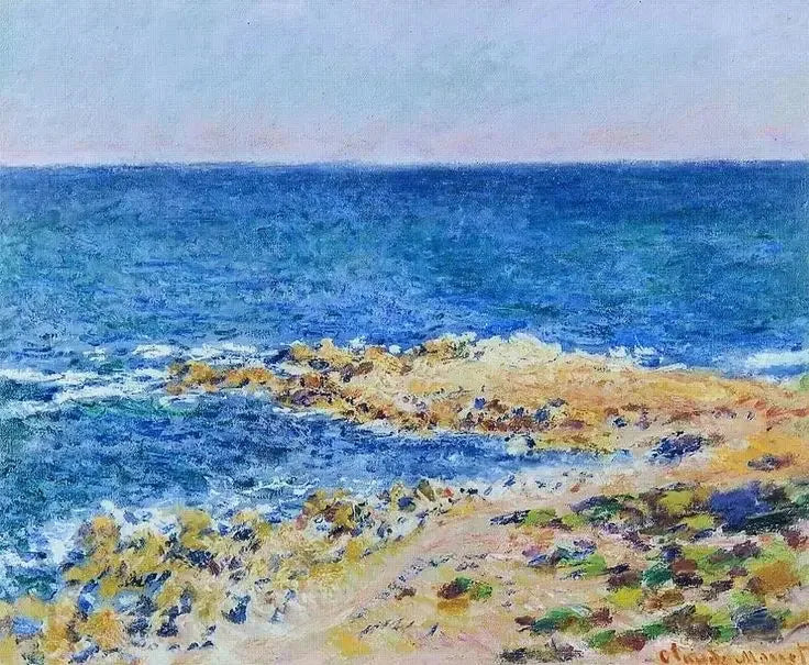 Suuri sininen Antibesissä - Claude Monet