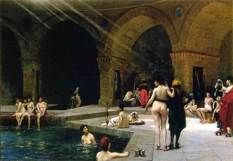 Suuri Brousse-uima-allas - Jean-Léon Gérôme