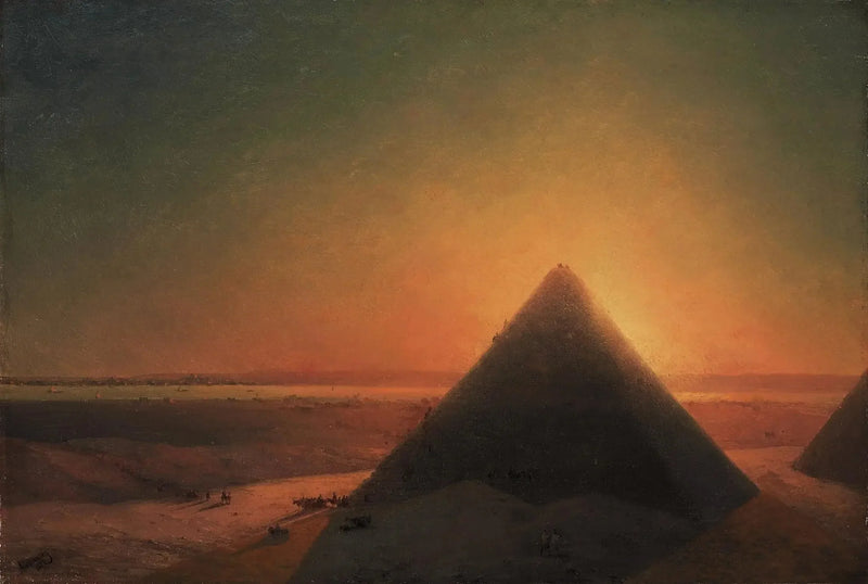 Gizan suuri pyramidi - Ivan Aïvazovski