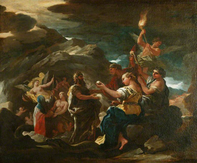 Ikuisuuden luola - Luca Giordano