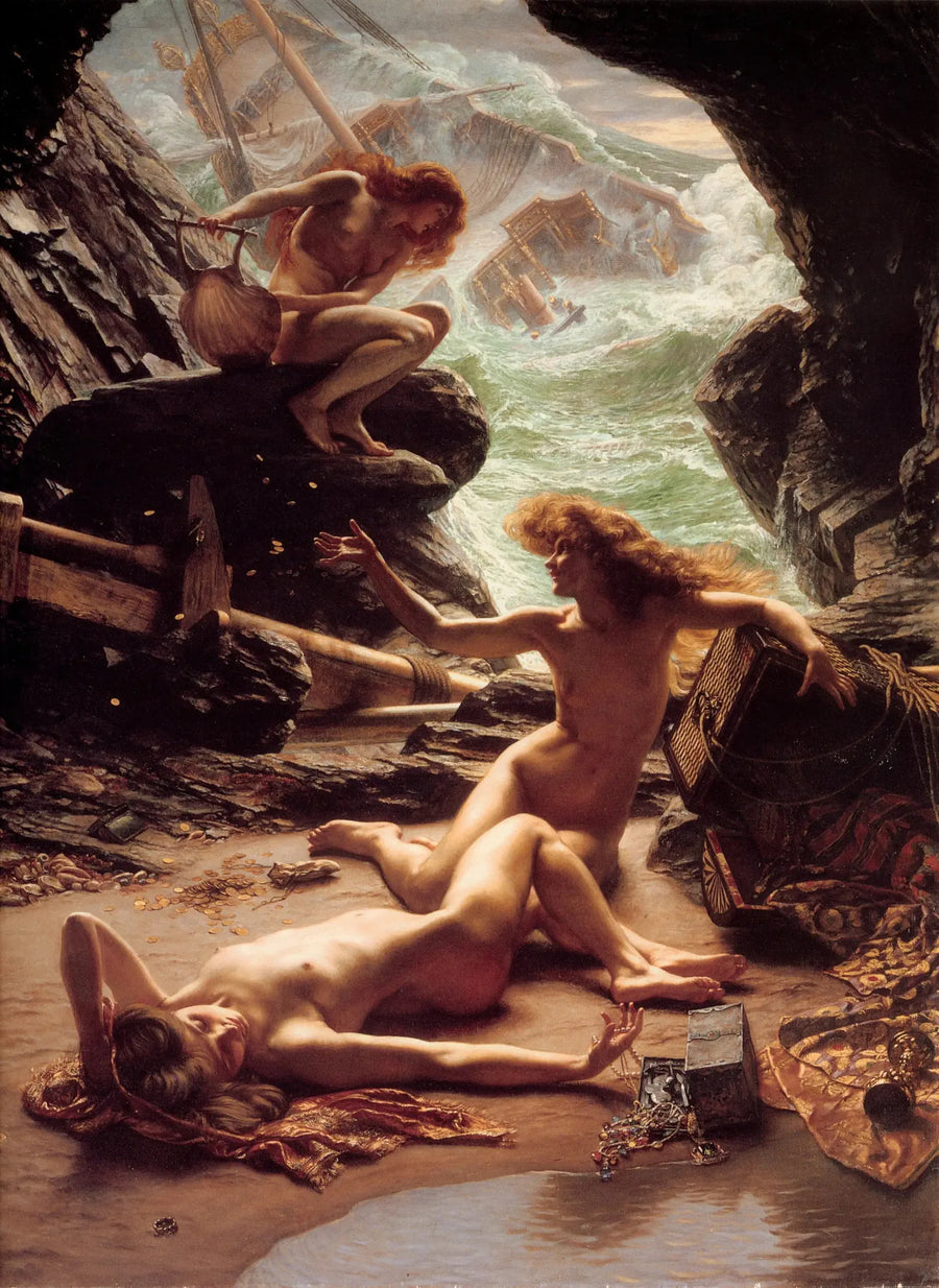 Myrskyn nymfien luola - Edward Poynter