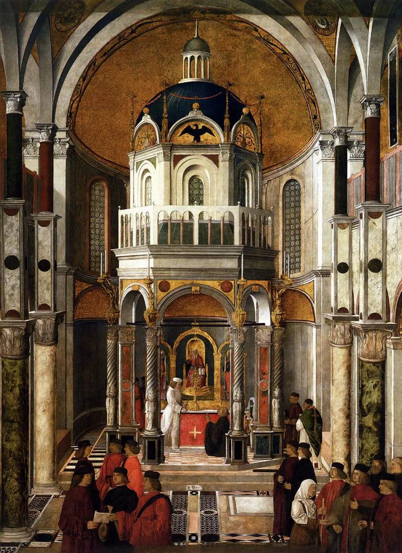 Pietron dei Ludovicin parantuminen - Gentile Bellini