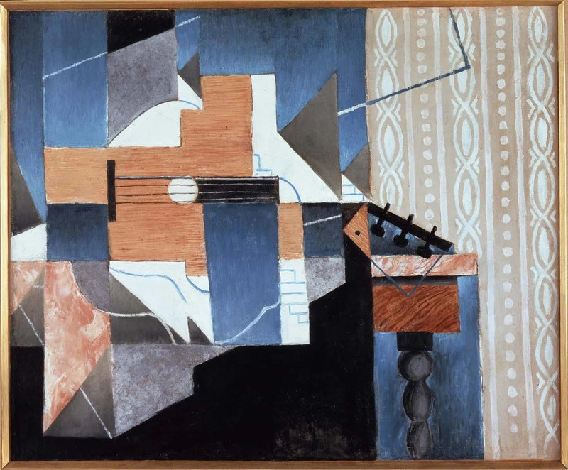 Kitara pöydällä - Juan Gris