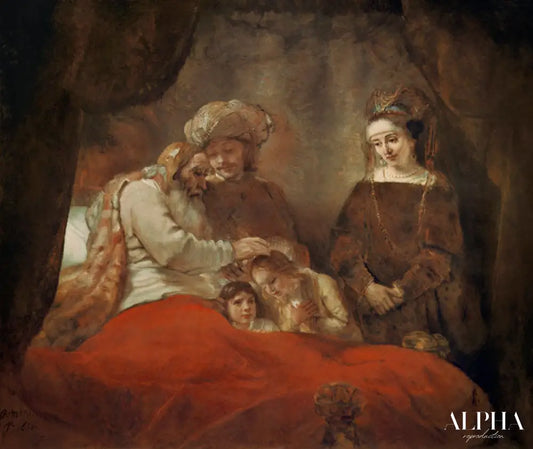 La Jacob-prière - Rembrandt van Rijn - Reproductions de tableaux et peintures haut de gamme