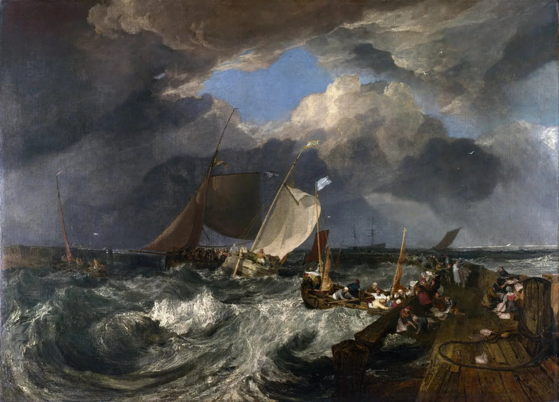 Calais'n laituri - J. M. W. Turner