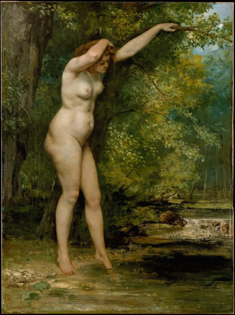 Nuori Uimari - Gustave Courbet