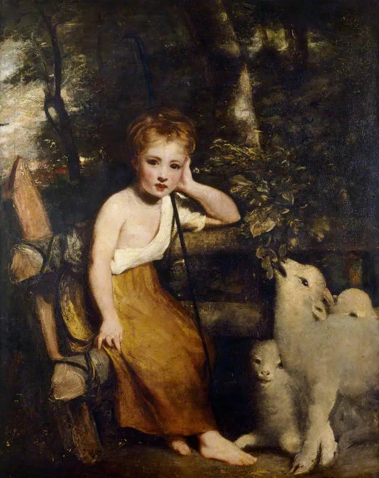 Nuori paimen tyttö - Joshua Reynolds