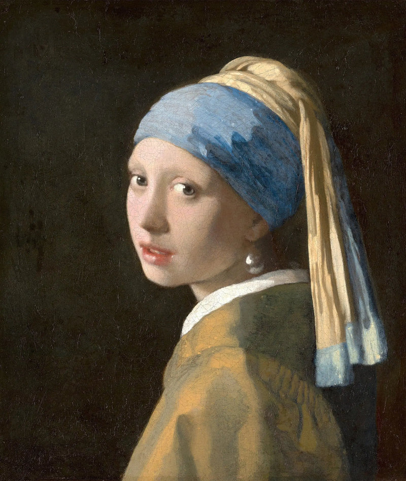 Helmiä kantava nuori tyttö - Johannes Vermeer