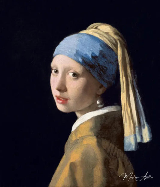 La Jeune Fille à la perle - Johannes Vermeer - Reproductions de tableaux et peintures haut de gamme