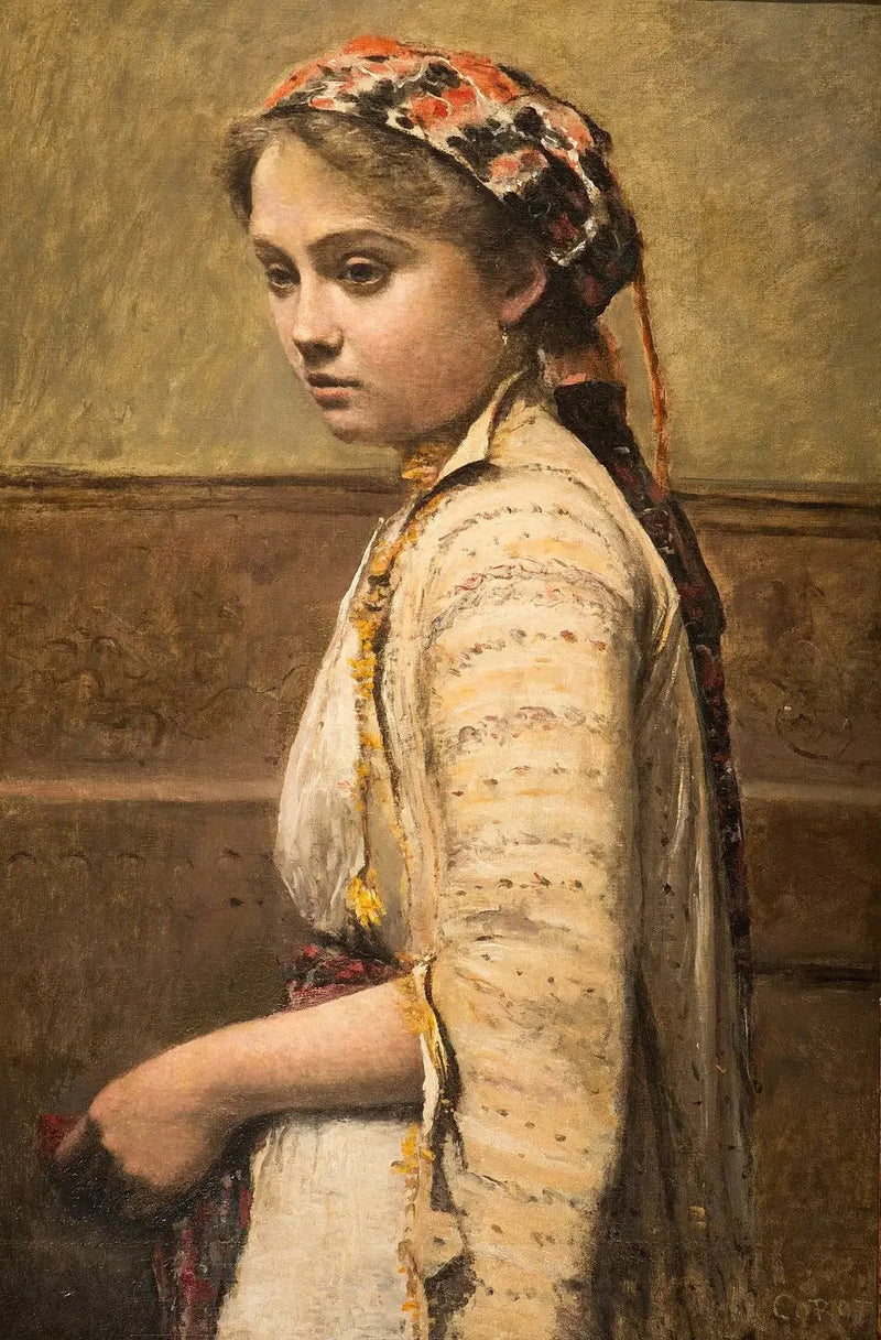 Nuori kreikkalainen - Jean-Baptiste Camille Corot