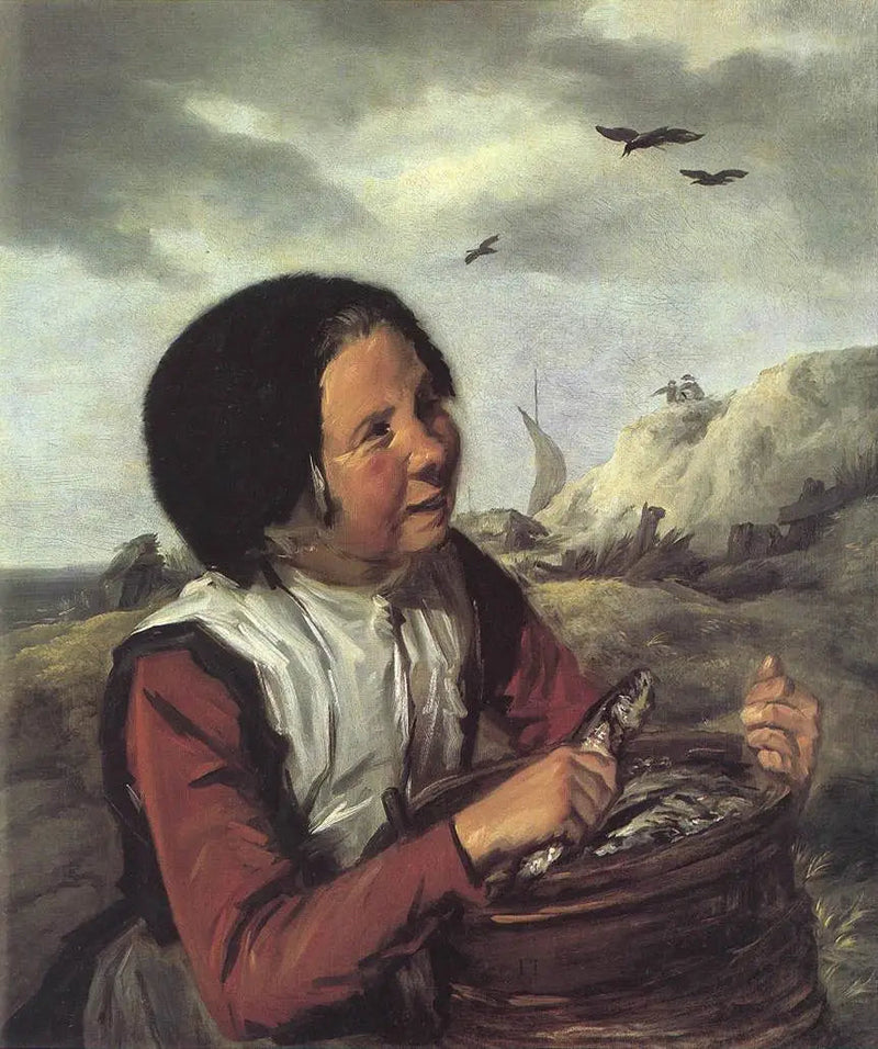Nuori kalastajatar - Frans Hals