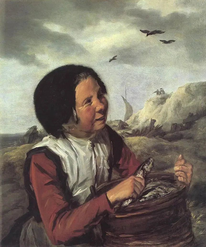 Nuori kalastajatar - Frans Hals