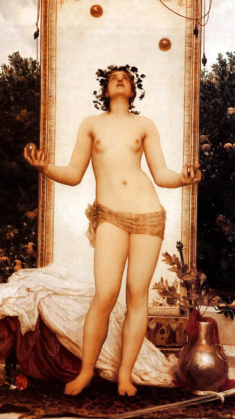 Antiikin jonglööri - Frederic Leighton