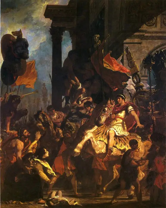 Trajanin oikeus - Eugène Delacroix