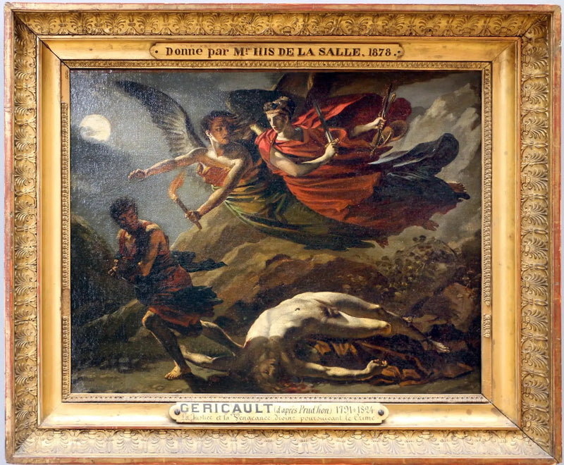 Jumala ja kostoa jahtava oikeus - Théodore Géricault